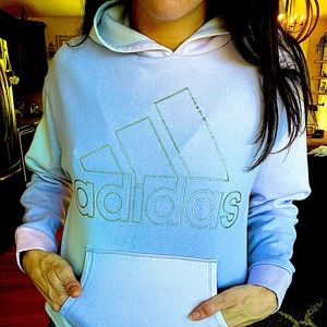 Tie-dye Adidas Hoodie girls size XL